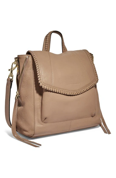 Shop Aimee Kestenberg All For Love Convertible Leather Backpack In Oat