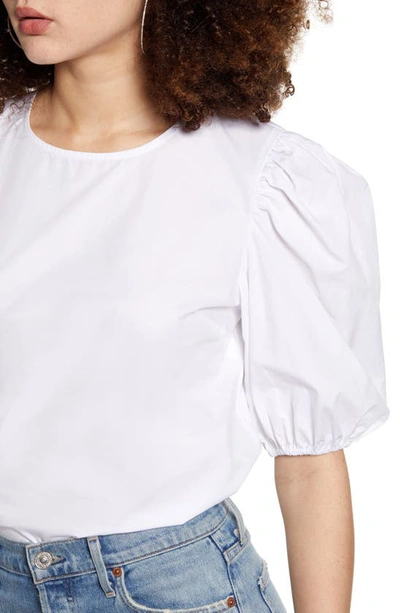 Shop English Factory Puff Sleeve Top In White