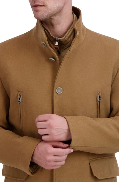 Shop Cole Haan 3-in-1 Car Coat In Camel