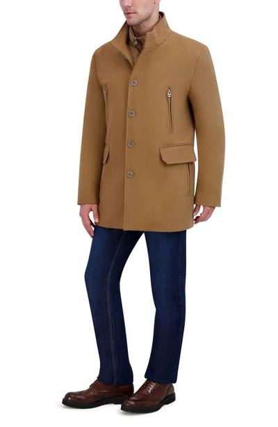 Shop Cole Haan 3-in-1 Car Coat In Camel