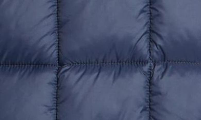Save The Duck Oswald Quilted Vest In Navy Blue