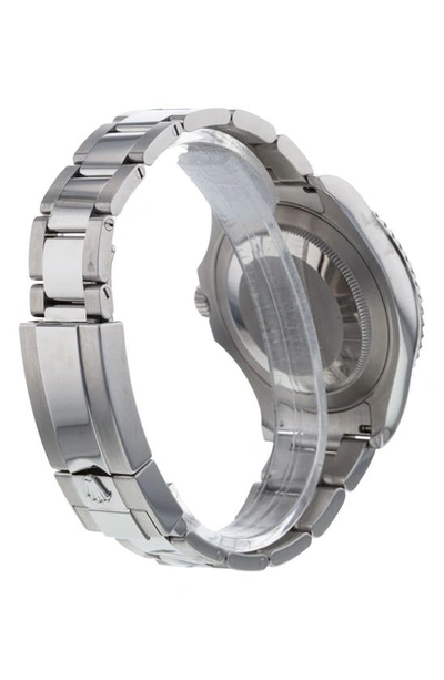 Shop Watchfinder & Co. Rolex  Yacht-master Automatic Bracelet Watch, 40mm In Platinum/ Steel