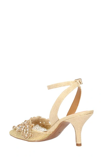 J. Reneé Desdemona Pointed Toe Pump In Gold