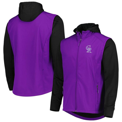Shop Dunbrooke Purple/black Colorado Rockies Alpha Full-zip Jacket
