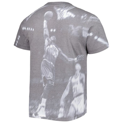 Shop Mitchell & Ness Karl Malone Heather Gray Utah Jazz Above The Rim T-shirt
