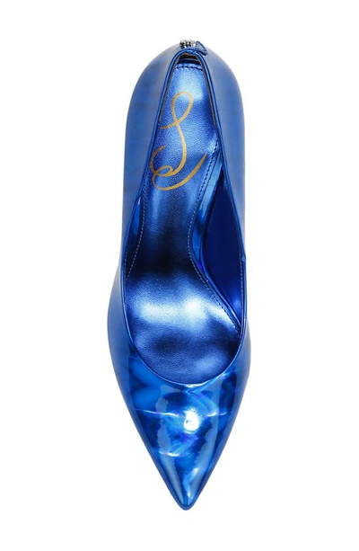 Shop Sam Edelman Hazel Pointed Toe Pump In Royal Blue