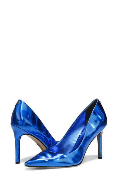 Shop Sam Edelman Hazel Pointed Toe Pump In Royal Blue