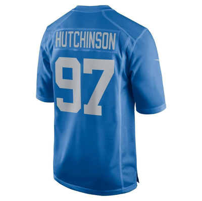 Detroit Lions Aidan Hutchinson Toddler Home Game Blue Nike Football Jersey