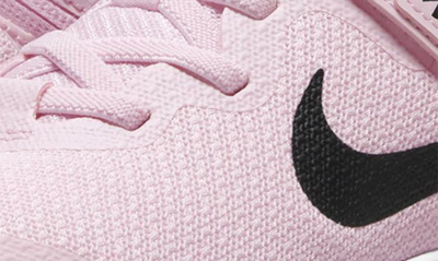 Shop Nike Kids' Revolution 6 Flyease Running Shoe In Pink Foam/ Black