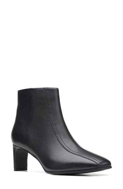 Shop Clarks Seren 55 Bootie In Black Leather