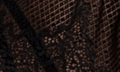 Shop Mapalé Lace Cutout Demi Bra, Garter Belt & Thong Set In Black