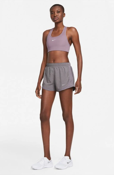 Shop Nike Dri-fit Tempo Running Shorts In Gunsmoke/gunsmoke/wolf Gry