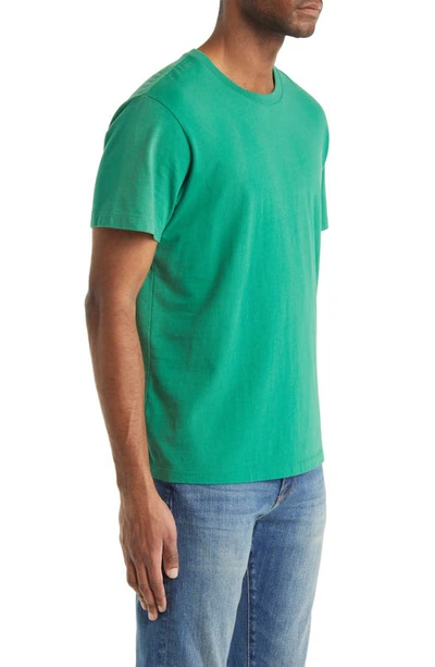 Shop Frame Logo Cotton T-shirt In Dress Green