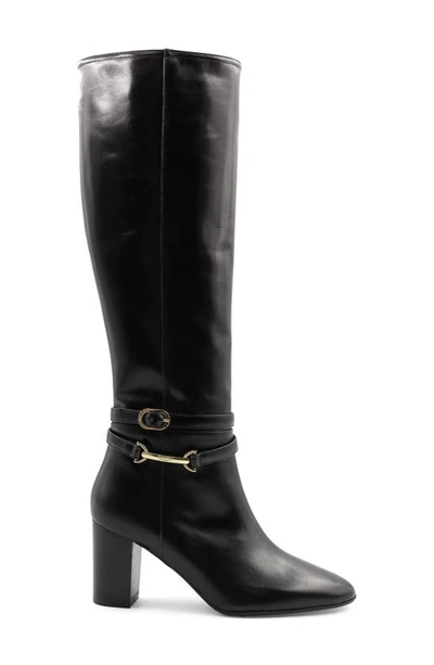 Shop Bruno Magli Adriana Knee High Boot In Black