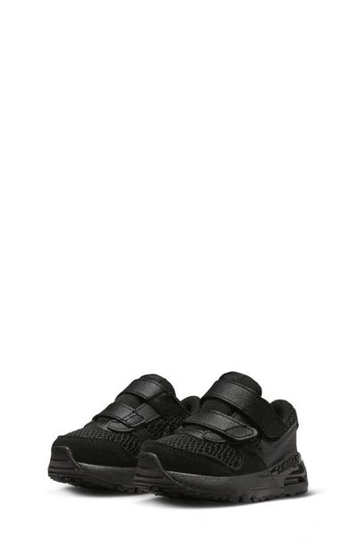 Shop Nike Kids' Air Max Systm Sneaker In Black/ Black/ Anthracite