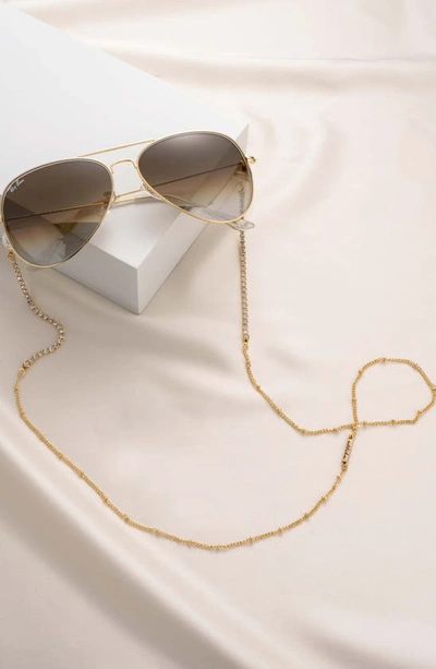 Shop Ettika Shores Eyeglass Chain In Gold