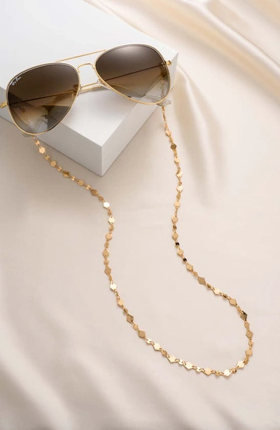 Shop Ettika Aces Eyeglass Chain In Gold