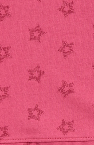 Shop Splendid Razzleberry Star Print Sweatshirt & Leggings Set In Razzlebrry Star