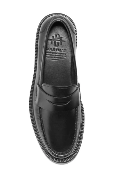 Shop Cole Haan American Classics Penny Loafer In Black/ Black