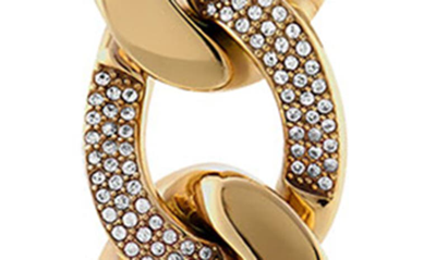 Shop Olivia Burton Rainbow Crystal 20mm Apple Watch® Bracelet Watchband In Gold