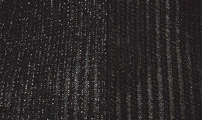 Shop Proenza Schouler Metallic Rib Crewneck Sweater In Black