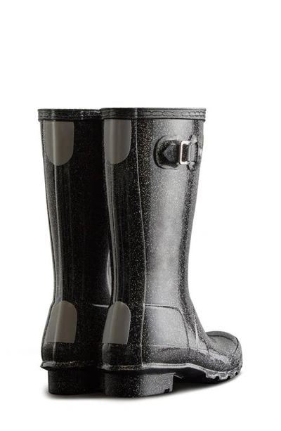 Shop Hunter Starcloud Glitter Rain Boot In Black Multi