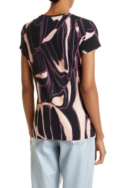 Shop Ted Baker Chrissi Print T-shirt In Nude-pink