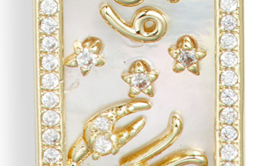 Melinda Maria Zodiac Pendant Necklace In Goldancer