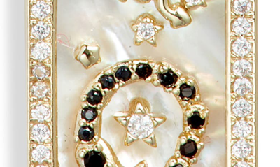 Shop Melinda Maria Zodiac Pendant Necklace In Goldcorpio
