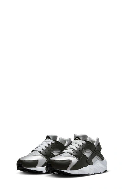 Shop Nike 'huarache Run' Sneaker In Black/ Grey/ Grey/ White