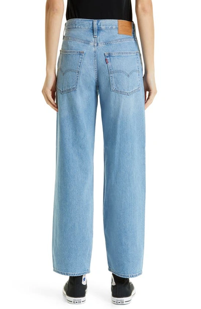 Shop Levi's Ripped Baggy Dad Jeans In In The Middle W Damage