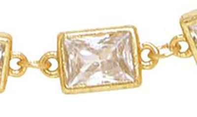 Ettika Set Of 2 Crystal & Chain Link Necklaces In Gold