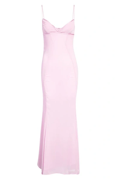 Shop House Of Cb Loren Corset Maxi Dress In Pink