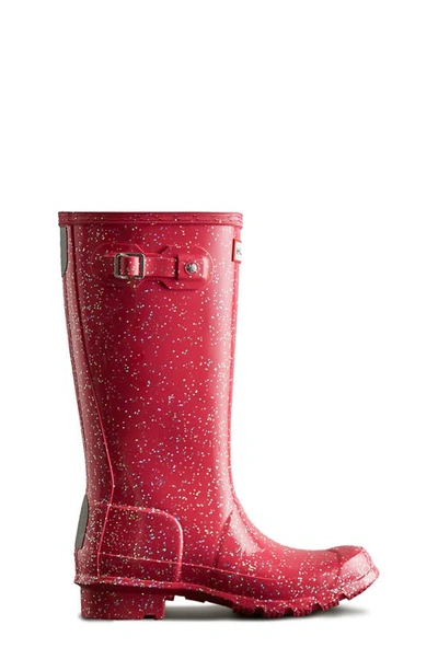 Hunter Kids' Original Giant Glitter Waterproof Rain Boot In Thrift |  ModeSens