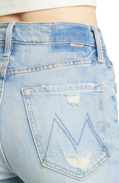 Shop Mother Rider Skimp High Waist Straight Leg Jeans In The Confession