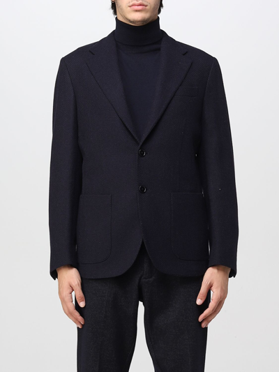 Fay Blazer  Men Color Blue In Blue