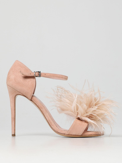 Shop Anna F Heeled Sandals . Woman In Nude