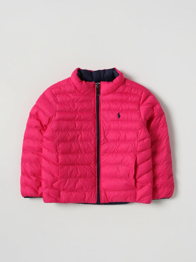 Shop Polo Ralph Lauren Jacket  Kids In Pink