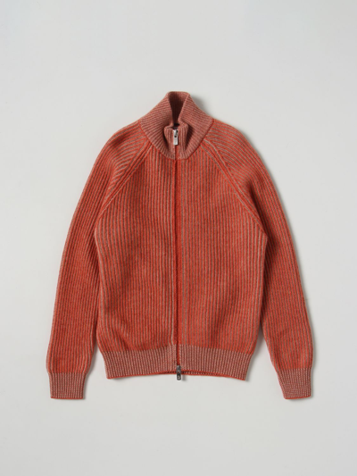 Shop Brunello Cucinelli Sweater  Kids Color Orange