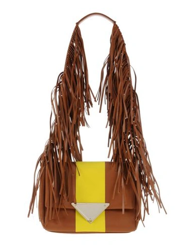 Sara Battaglia Handbags In Tan