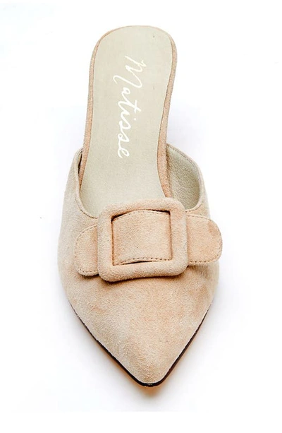 Shop Matisse Layover Pointed Toe Mule In Ivory