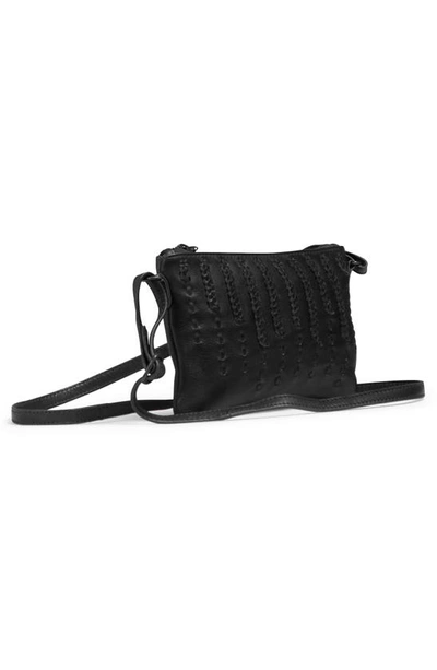 Shop Day & Mood Milicent Leather Multi Crossbody Bag In Black