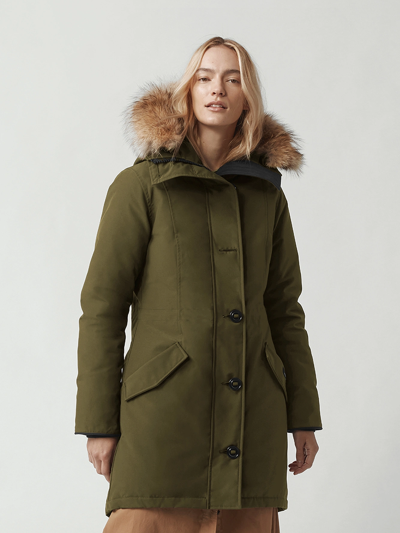Shop Canada Goose Parka Rossclair In Green