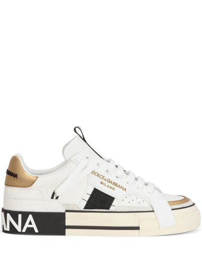 Shop Dolce & Gabbana Sneakers Custom 2.zero In White
