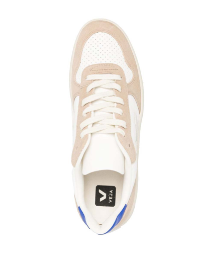 Shop Veja V-10 Chromefree Sneakers In White