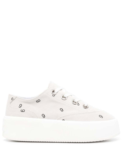 Shop Mm6 Maison Margiela 6 Sneakers In White