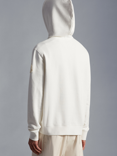 Moncler Genius 2 Moncler 1952 White Hooded Cotton Sweatshirt