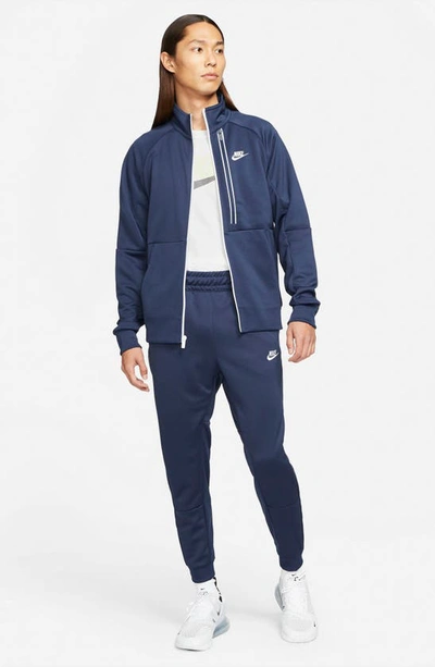 Shop Nike Sportswear Pocket Joggers In Midnight Navy/white
