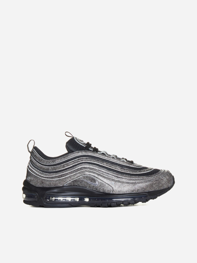 Shop Nike X Comme Des Garcons Homme Plus Nike Air Max 97 Sneakers In Grey,black