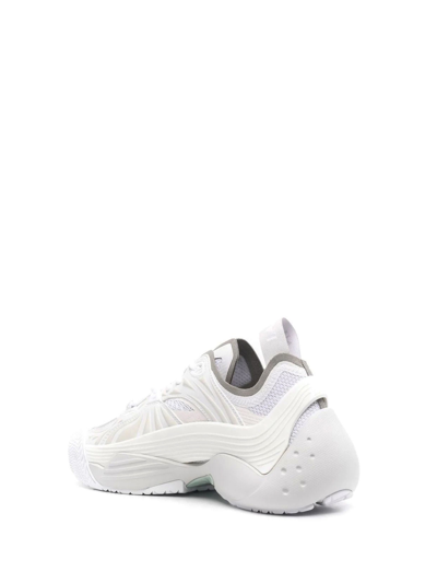 Shop Lanvin Sneakers Flash X In Mesh In White